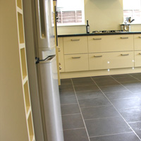 Karndean flooring - side view of kitchen
