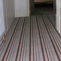 Brockways Vogue Stripe Carpet on stairs and landing.