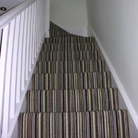 Stripe Carpet on stairs