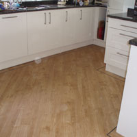 Karndean flooring in kitchen in Broadwater