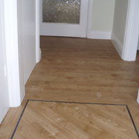 Karndean flooring in kitchen in Broadwater